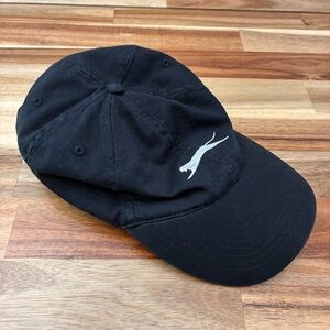 Slazenger Baseball Cap Golf Hat Black Adjustable Size